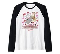 DreamWorks Madagascar Melman & Gloria Retro Love Maglia con Maniche Raglan