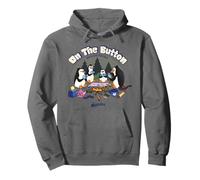 DreamWorks Madagascar Penguins Retro Campfire Felpa con Cappuccio
