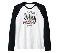 DreamWorks Madagascar Penguins Retro Campfire Maglia con Maniche Raglan