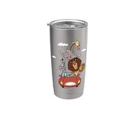 DreamWorks Madagascar Road Trip 90s Retro Bicchiere termico in acciaio inox doppia parete