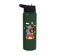 DreamWorks Madagascar Road Trip 90s Retro Stainless Steel Insulated Water Bottle