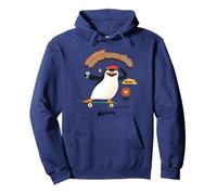 DreamWorks Madagascar Skipper Skate 90s Retro Felpa con Cappuccio
