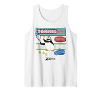 DreamWorks Madagascar Skipper Tennis 90s Retro Canotta