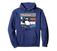DreamWorks Madagascar Skipper Tennis 90s Retro Felpa con Cappuccio