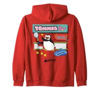 DreamWorks Madagascar Skipper Tennis 90s Retro Felpa con Cappuccio