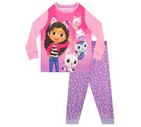 DreamWorks Pigiama per Ragazze Gabbys Dollhouse Multicolor 6-7 Anni