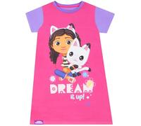 DreamWorks Pigiama per Ragazze Gabbys Dollhouse Rosa 5-6 Anni