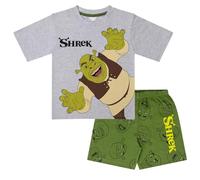 DREAMWORKS Shrek - Pigiama a Maniche Corte per Bambini - 100% Cotone - 3-4 Anni: 104cm