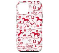 DreamWorks Spirit Riding Free Happy Holidays All-Over Print Custodia per iPhone 12/12 Pro