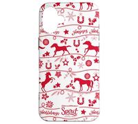 DreamWorks Spirit Riding Free Happy Holidays All-Over Print Custodia per iPhone 16 Plus