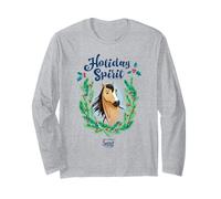 DreamWorks Spirit Riding Free Holiday Spirit Maglia a Manica