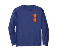 DreamWorks The Bad Guys 2 Mr. Wolf Front & Back Faux Pocket Maglia a Manica