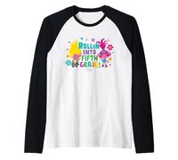 DreamWorks Trolls Back to School Rolling Into Fifth Grade Maglia con Maniche Raglan
