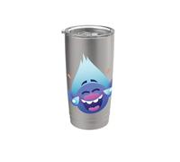 DreamWorks Trolls Biggie Character Face Bicchiere termico in acciaio inox doppia parete