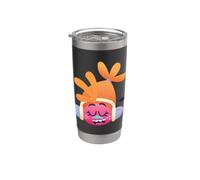 DreamWorks Trolls DJ Suki Character Face Bicchiere termico in acciaio inox doppia parete