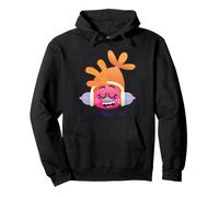 DreamWorks Trolls DJ Suki Character Face Felpa con Cappuccio