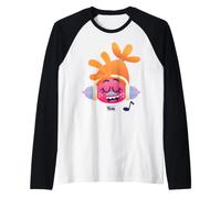 DreamWorks Trolls DJ Suki Character Face Maglia con Maniche Raglan