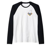 DreamWorks Trolls Guy Diamond Lunar New Year Front & Back Maglia con Maniche Raglan
