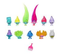 DREAMWORKS TROLLS Band Together Mineez - Confezione da 11 personaggi da collezione Mineez da 3,8 cm e 1 accessorio