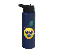 DreamWorks Trolls Mr. Dinkles Character Face Stainless Steel Insulated Water Bottle