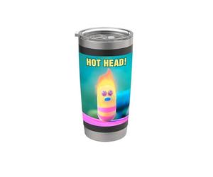 DreamWorks Trolls Mr. Dinkles Hot Head Bicchiere termico in acciaio inox doppia parete