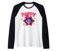 DreamWorks Trolls Poppy Star Power Portrait Maglia con Maniche Raglan