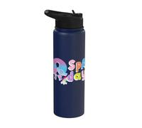 DreamWorks Trolls Spa Day Satin and Chenille Stainless Steel Insulated Water Bottle