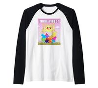 DreamWorks Trolls Tribe Vibes Sunshine Maglia con Maniche Raglan