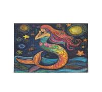 Dreamy Celestial Mermaid Puzzle in legno duro impossibile difficile impegnativo famiglia puzzle 500 pezzi