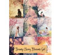 Dreamy Cherry Blossoms Girl Junk Journal Pages: for Scrapbooking, Collage and Paper Crafts