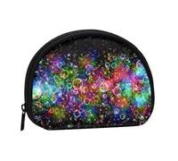 Dreamy Colors Print Mini Storage Bag Shell a forma di portafoglio piccolo portamonete Shell Storage Bag