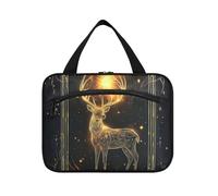 Dreamy Colors Tarocchi Cervo Appeso Borsa da viaggio da uomo con gancio, Accessori di design Borsa con scomparti per donne in viaggio zaino in spalla maleta para maquillaje L