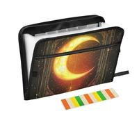 Dreamy Colors Tarocchi Luna Espansione File Cartelle 13 Tasche A4 Formato Lettera con Chiusura a Cerniera per Forniture per Ufficio Espansione Cartella File con Etichette expando