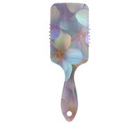 Dreamy Flowers Viola liscio cuoio capelluto massaggiatore capelli cresciuti bagnato asciutto spazzola per capelli lunghi con manico ergonomico cepillos para cabello
