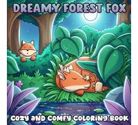Dreamy Forest Fox Coloring Book: Cute and Relaxing Forest Fantasy Pages for Adults and Teens - Wholesome, Whimsical, and Stress-Relieving Fun