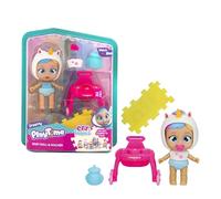 Dreamy - Mini bambole interattive per bambini che piangono Playtime con un camminatore interattivo, completa il tuo mondo Playtime, piange lacrime vere, giocattoli per bambini dai 4 ai 6 anni