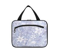 Dreamy Oceanic e Floral Pattern Pastel Color Hanging borse per viaggio con gancio, designer multifunzionale rasatura kit borsa per gli uomini per accessori must haves backpacking bolsas para