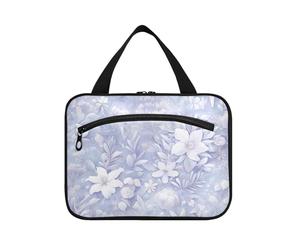 Dreamy Oceanic e Floral Pattern Pastel Color Hanging borse per viaggio con gancio, designer multifunzionale rasatura kit borsa per gli uomini per accessori must haves backpacking bolsas para