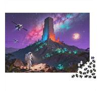 Dreamy Puzzle 1000 Pezzi Carta Spessa Dettagliato Per Adultidifficil Resistente Universe Galaxy Decorativi Per Casa Idea Regalo 52x38cm/1000pcs