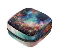 Dreamy Starry Sky Star Night First Period Kit per ragazze, salvaslip tampone, borsa mestruale, porta assorbenti con cerniera, organizer per tovaglioli sanitari