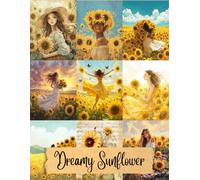 Dreamy SunFlower Junk Journal Pages: for Scrapbooking, Collage and Paper Crafts