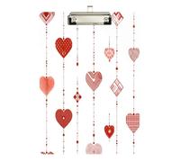 Dreamy Valentine s A Forma di Cuore Rosso Appunti Bulk Pack Hard Board per Calcio Softball Coaching Dimensioni 9 x 12.5 Tablas para escribir