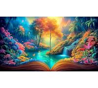 Dreamy-World Jigsaw Puzzle impossibili 1000Pcs Decorazione per la casa. Rilassamento e Intelletto per Adulti e Bambini da 12 Anni 38x26cm/1000pcs