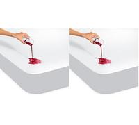 Dreamzie - Coprimaterasso una Piazza e Mezza 120x200 cm - Impermeabile e Resistente - Proteggi Materasso una Piazza e Mezza 120x200 cm - Protezione Ottimale e Traspirante (Confezione da 2)