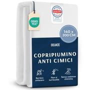 Dreamzie - Copripiumino Antiacaro 140x220 cm - Copri Piumone Protettivo con Cerniera - Barriera Contro Acari e Allergeni - Lavabile a 95°C"