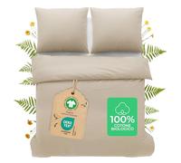 Dreamzie Copripiumino Piazza e Mezza 155x220 + 2 Federe 80x80 - Cotone Bio