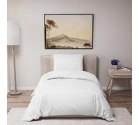 Dreamzie Copripiumino Singolo 140x200 cm con 1 Federe 65x65 cm - Bianco - Set Copripiumino Singolo 140x200