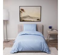 Dreamzie Copripiumino Singolo 140x200 cm con 1 Federe 65x65 cm - Blu - Set Copripiumino Singolo 140x200