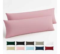Dreamzie Federe Cotone Rinforzato 40x145, Set da 2, Rosa, Oeko-Tex