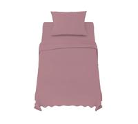 Dreamzie Lenzuola Letto Singolo 90x190 cm - Completo Lenzuola 3 Pezzi in Microfibre - Lenzuolo con Angoli - Lenzuola Sopra - 1 Federa 65x65 - Lenzuola Letto Singolo 90x190cm Rosa